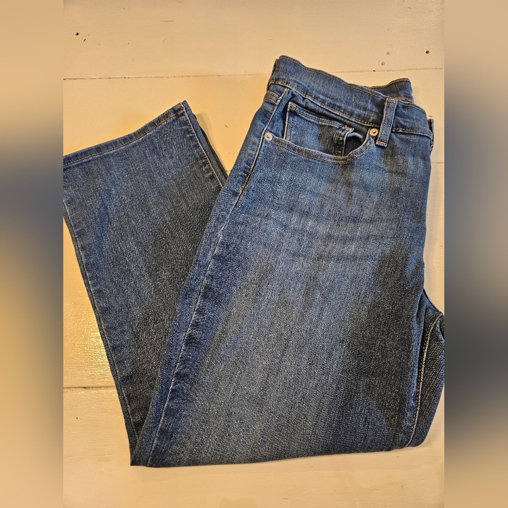Levi's Blue Ankle & Cropped Jeans